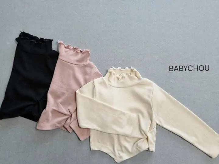 Babychou - Korean Children Fashion - #prettylittlegirls - Kink Turtleneck Tee