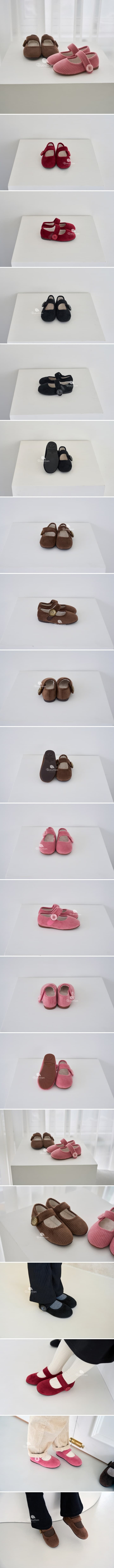 Babyzzam - Korean Baby Fashion - #babyoutfit - Corduroy Flat