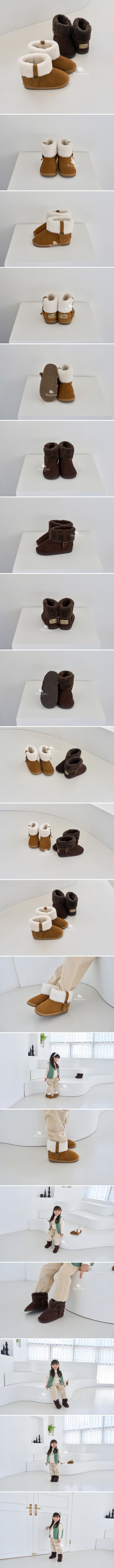 Babyzzam - Korean Baby Fashion - #onlinebabyshop - Warm Holder Boots