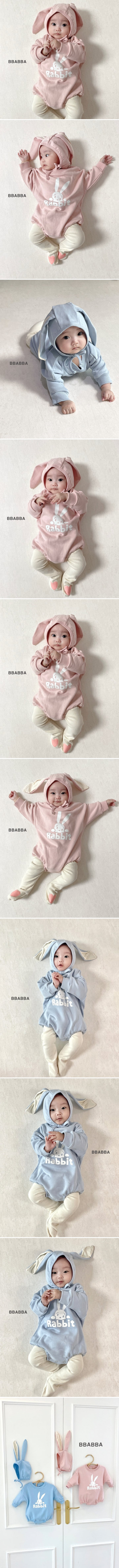 Bbabba - Korean Baby Fashion - #babyfever - Rabbit Suit Bonnet