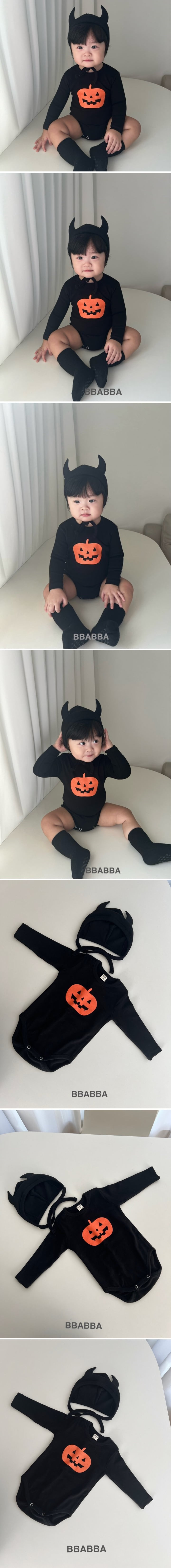 Bbabba - Korean Baby Fashion - #babygirlfashion - Halloween Bonnet Set