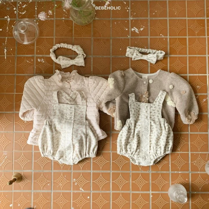 Bebe Holic - Korean Baby Fashion - #babyboutique - Flour Lace Bodysuit - 2