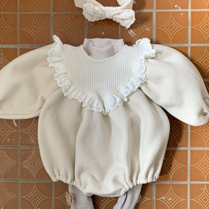 Bebe Holic - Korean Baby Fashion - #babyfever - Jenny Frill Bodysuit - 6