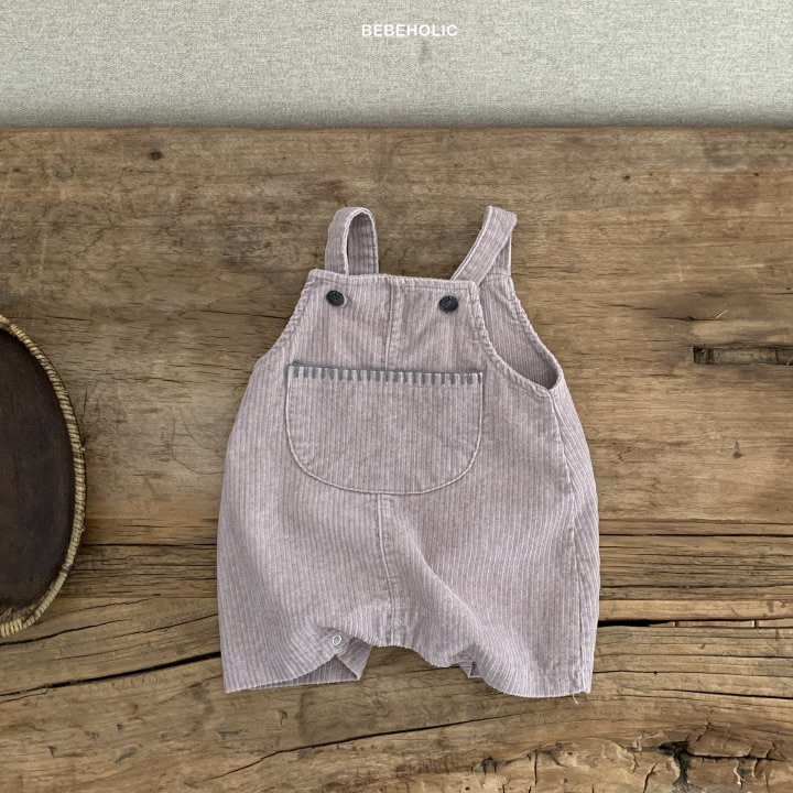 Bebe Holic - Korean Baby Fashion - #babylifestyle - Pincoat Pocket Suspender Bodysuit - 9