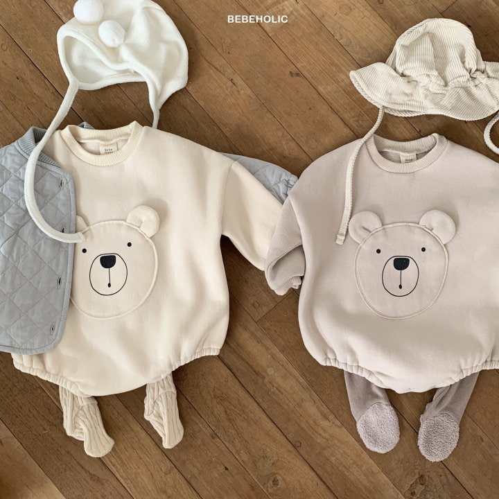 Bebe Holic - Korean Baby Fashion - #babyootd - Bear Bodysuit