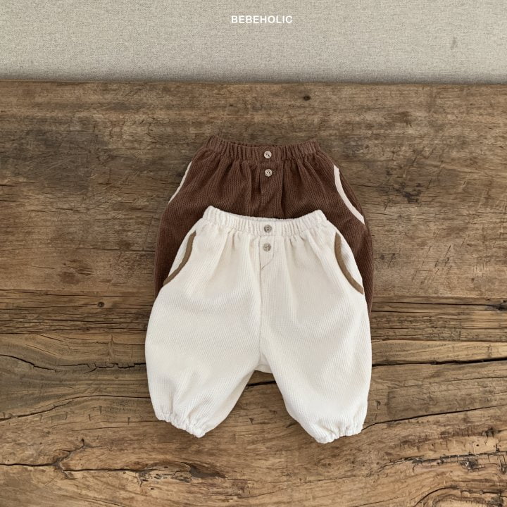 Bebe Holic - Korean Baby Fashion - #babyootd - Colored Corduroy Pants - 8