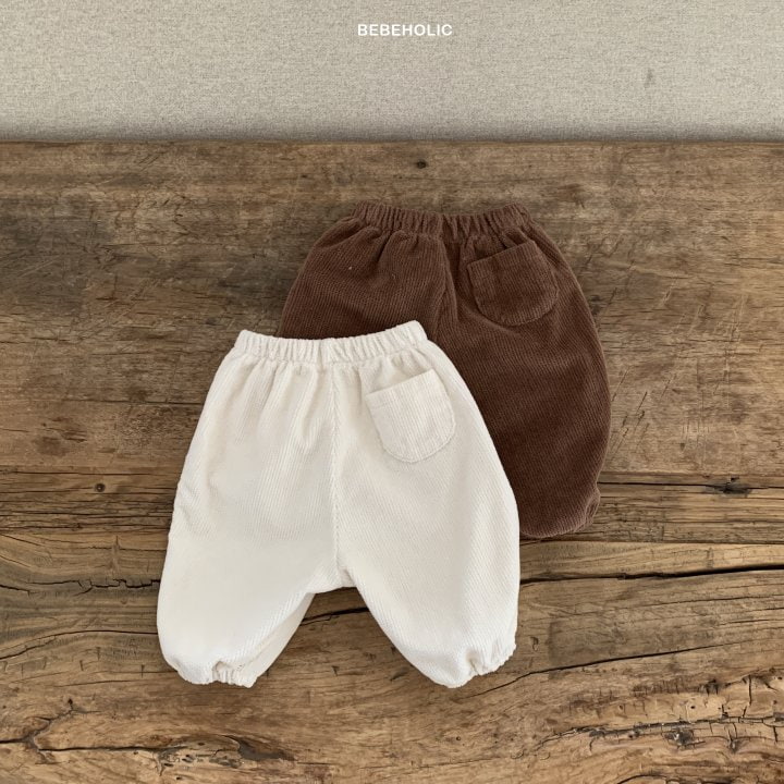 Bebe Holic - Korean Baby Fashion - #babyoutfit - Colored Corduroy Pants - 9