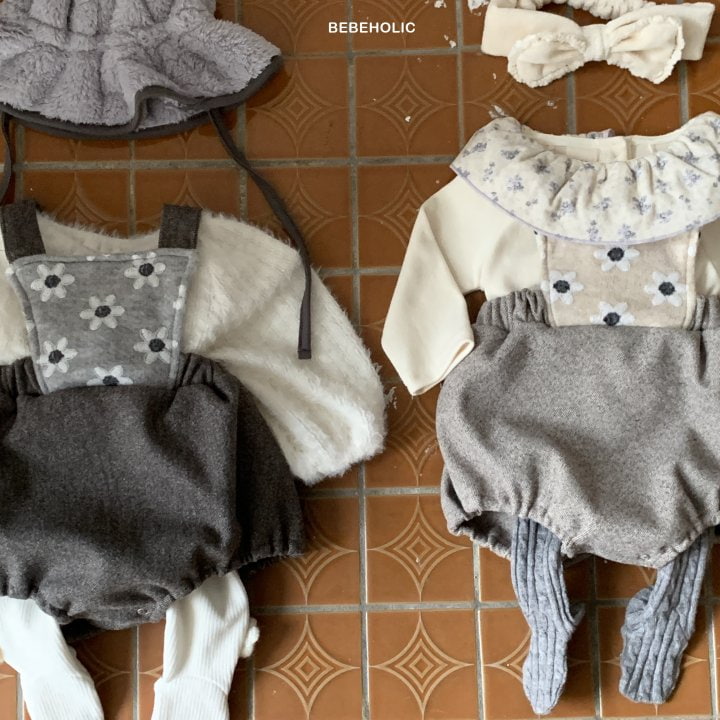 Bebe Holic - Korean Baby Fashion - #onlinebabyboutique - Ribera Suspender Bodysuit