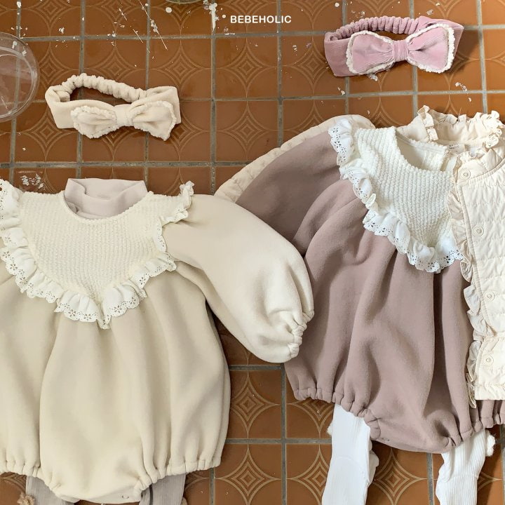 Bebe Holic - Korean Baby Fashion - #smilingbaby - Jenny Frill Bodysuit