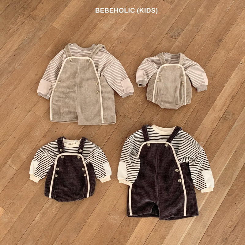 Bebe Holic - Korean Children Fashion - #Kfashion4kids - Marant Suspender Kids Pants