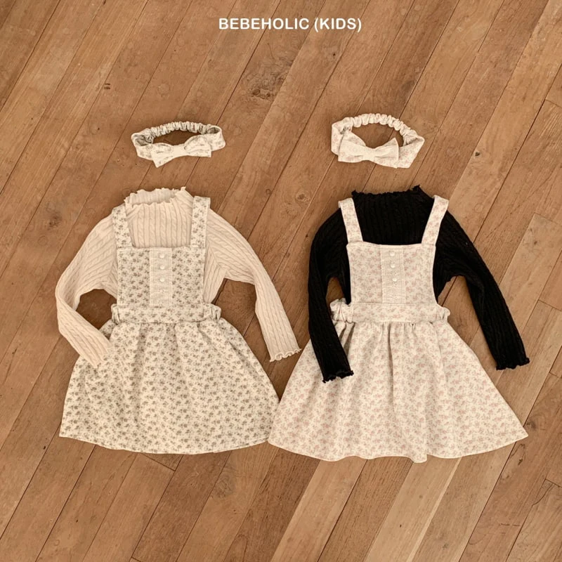 Bebe Holic - Korean Children Fashion - #fashionkids - Cosmo Lace Suspener Skirt - 2