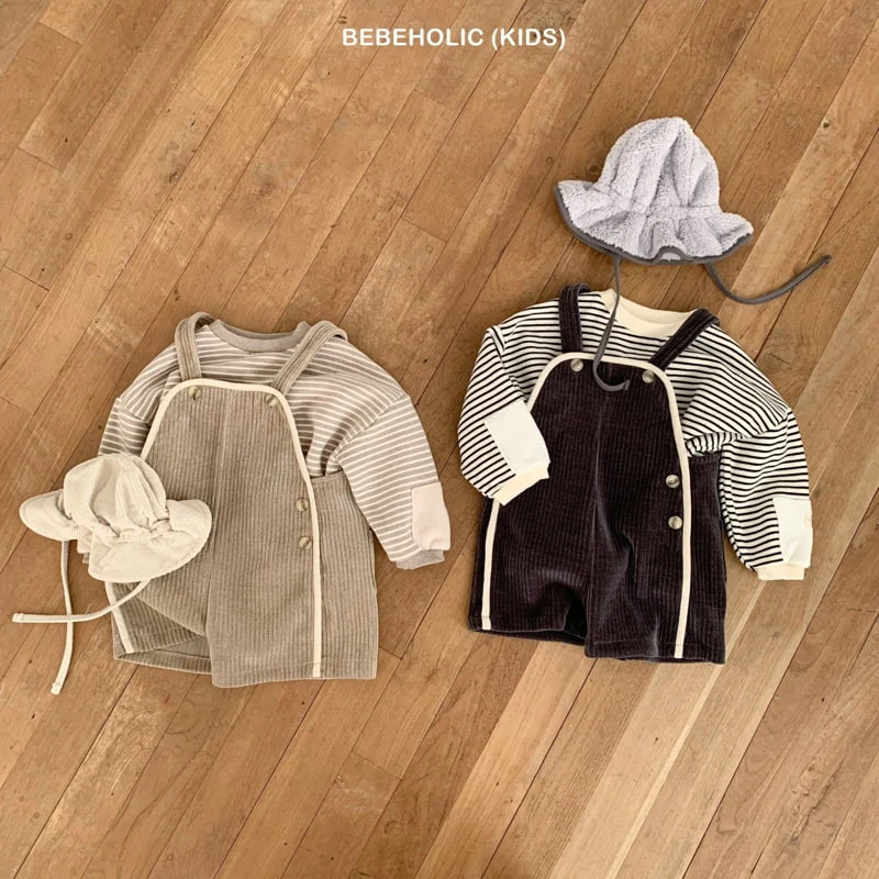 Bebe Holic - Korean Children Fashion - #littlefashionista - Marant Suspender Kids Pants - 2