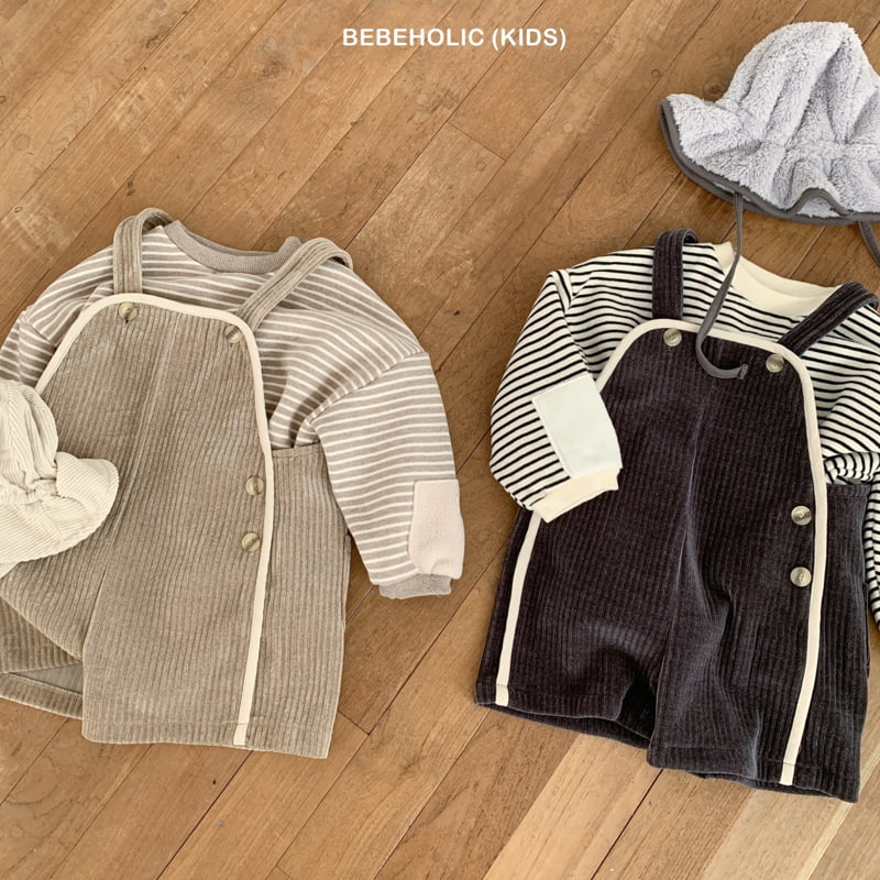 Bebe Holic - Korean Children Fashion - #magicofchildhood - Marant Suspender Kids Pants - 3