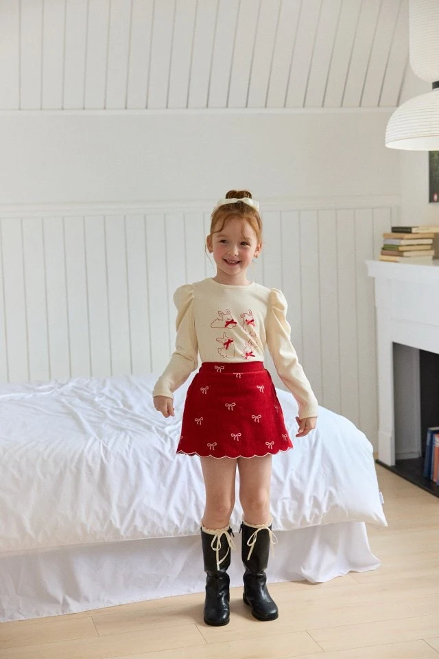 Berry Berry - Korean Children Fashion - #childofig - Scallop Skirt - 8