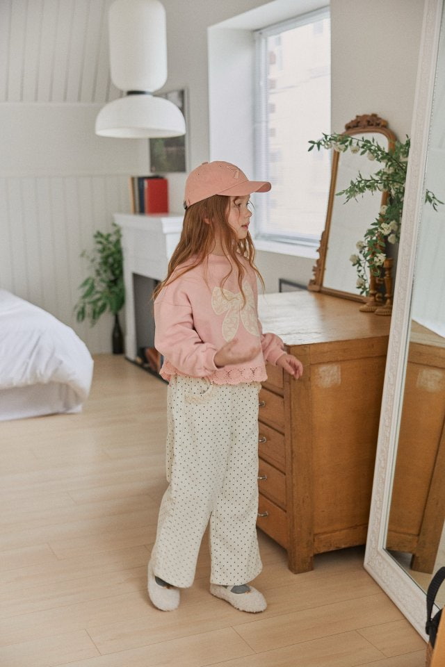 Berry Berry - Korean Children Fashion - #minifashionista - Dot Corduroy Pants - 9