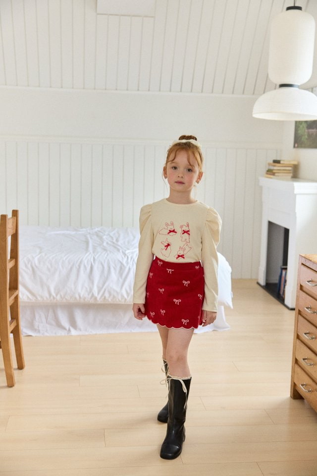 Berry Berry - Korean Children Fashion - #todddlerfashion - Rabbit Tee - 6