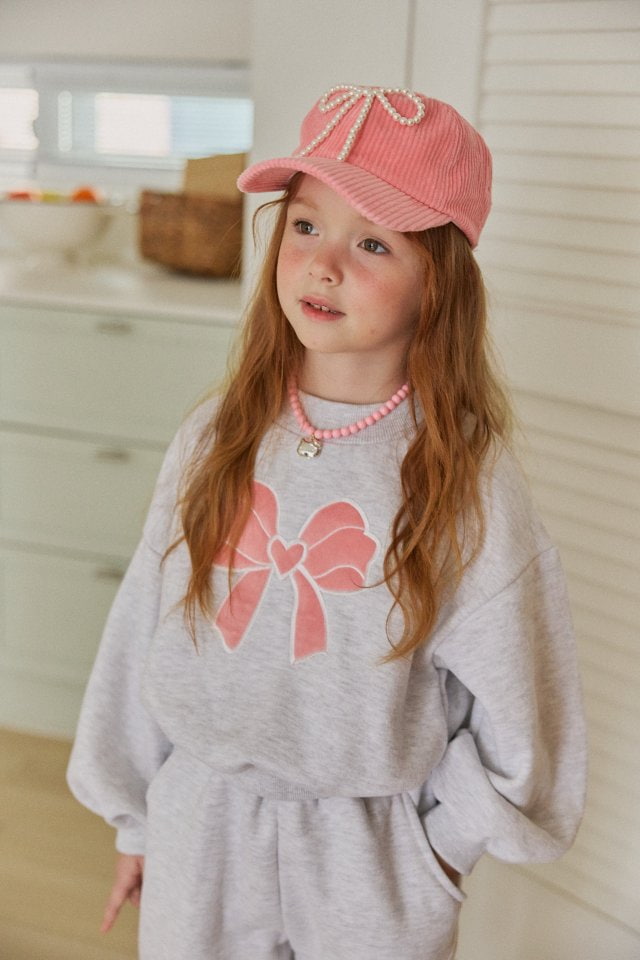 Berry Berry - Korean Children Fashion - #prettylittlegirls - Ribbon Ping Sweatshirts - 4