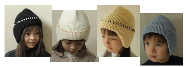 Bien A Bien - Korean Children Fashion - #childofig - Boden Ear Cover Knit Beanie