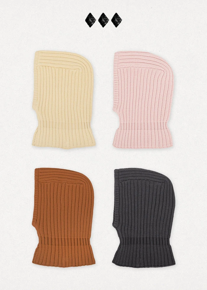 Bien A Bien - Korean Children Fashion - #designkidswear - Beo Knit Balaclava