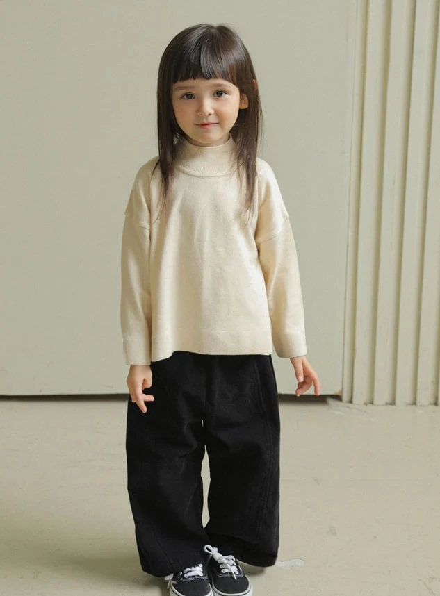 Bien A Bien - Korean Children Fashion - #prettylittlegirls - Eva Floid Knit Mock Tee - 3