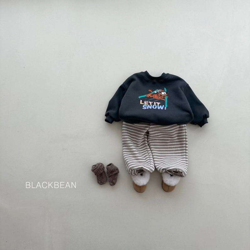 Black Bean - Korean Children Fashion - #childofig - Slope Sweatshirts - 5