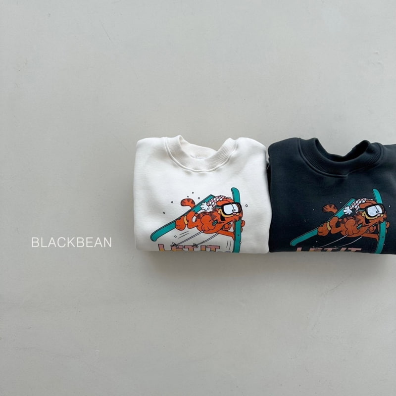 Black Bean - Korean Children Fashion - #kidsshorts - Slope Sweatshirts - 10