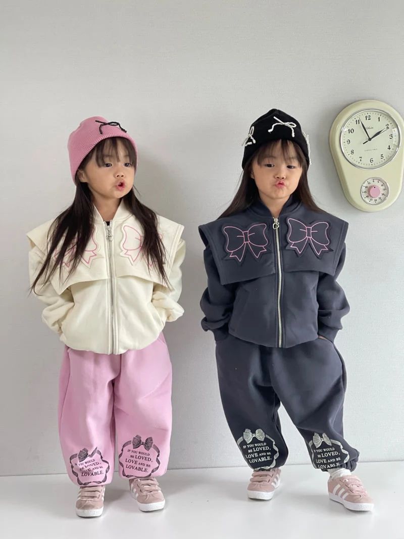 Bobo j - Korean Children Fashion - #discoveringself - Ribbon Zip-up - 11