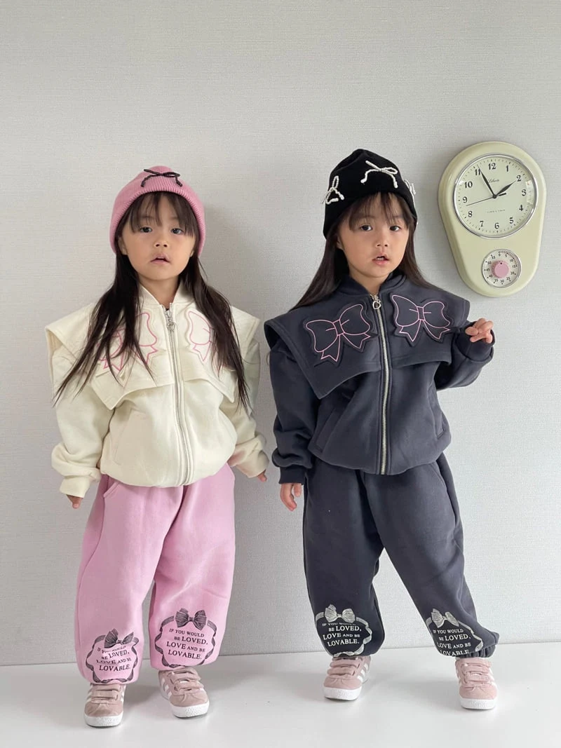 Bobo j - Korean Children Fashion - #fashionkids - Ribbon Zip-up - 12