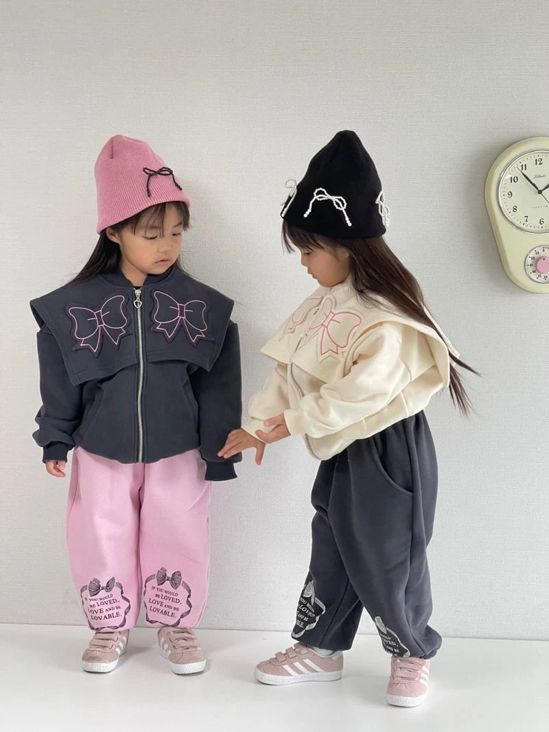 Bobo j - Korean Children Fashion - #minifashionista - Ribbon Zip-up - 4