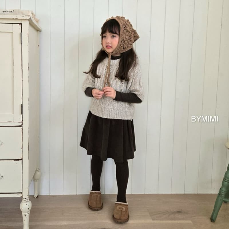 Bymimi - Korean Children Fashion - #Kfashion4kids - Boucle Knit