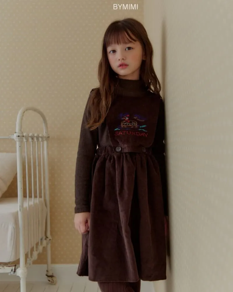 Bymimi - Korean Children Fashion - #Kfashion4kids - Bird Embroidery Dress - 6