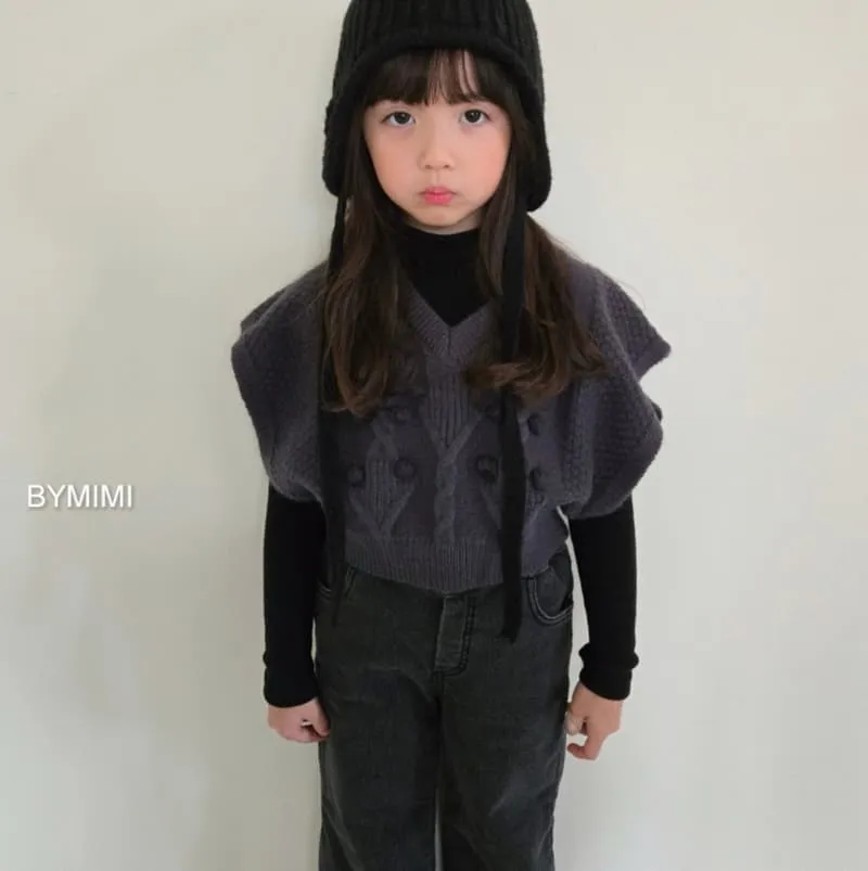 Bymimi - Korean Children Fashion - #childofig - Inner Turtleneck Tee - 10