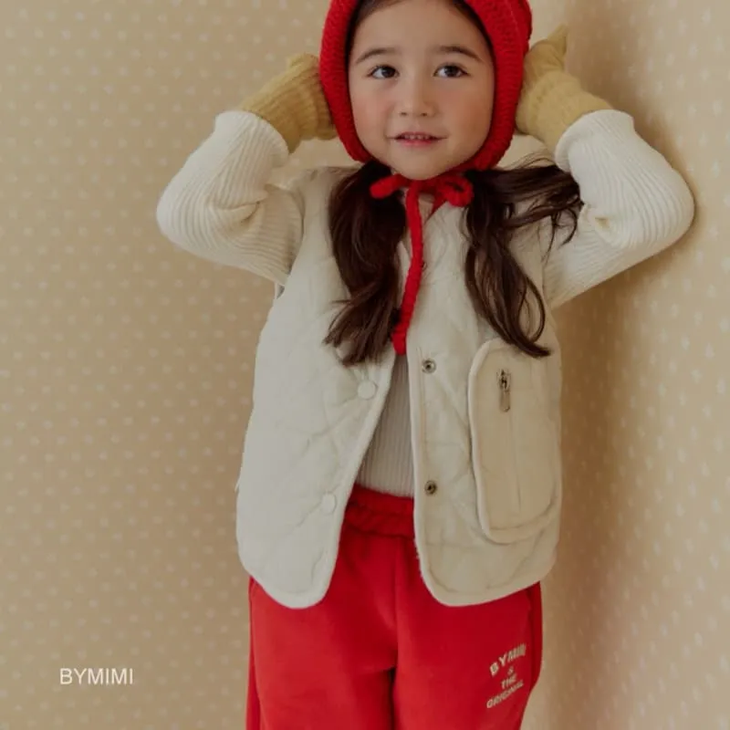 Bymimi - Korean Children Fashion - #childofig - Reversible Vest - 5