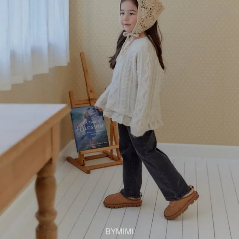 Bymimi - Korean Children Fashion - #childofig - Frill Knit - 7