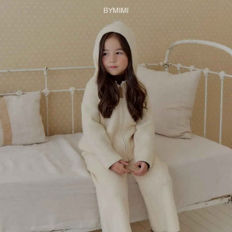 Bymimi - Korean Children Fashion - #stylishchildhood - Thick Knit Set - 4