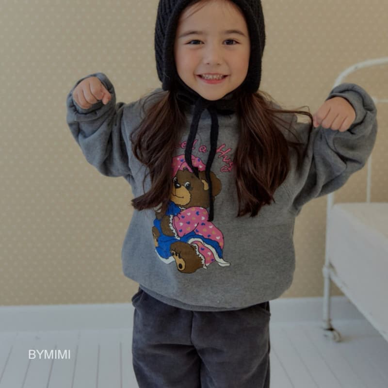 Bymimi - Korean Children Fashion - #discoveringself - Good Night Bear Sweatshirt - 2