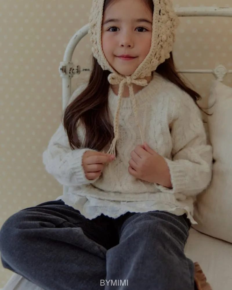 Bymimi - Korean Children Fashion - #discoveringself - Frill Knit - 10