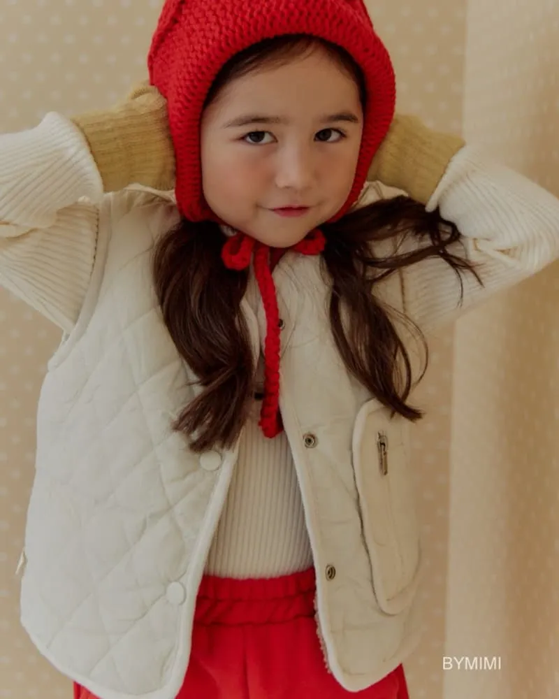 Bymimi - Korean Children Fashion - #fashionkids - Reversible Vest - 9