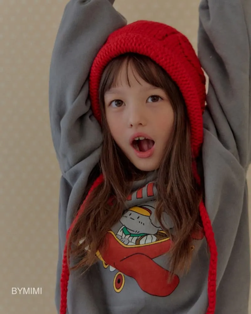 Bymimi - Korean Children Fashion - #kidsshorts - Airplane Sweatshirt - 7