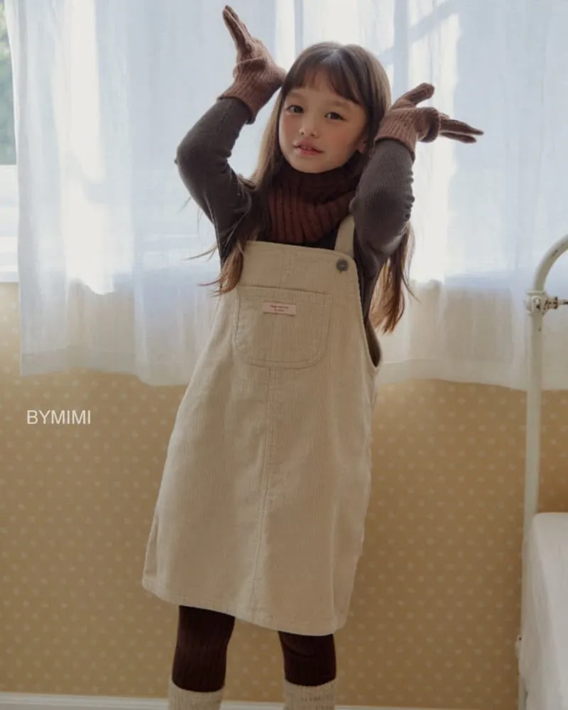 Bymimi - Korean Children Fashion - #kidsshorts - Coco Corduroy One- piece - 5