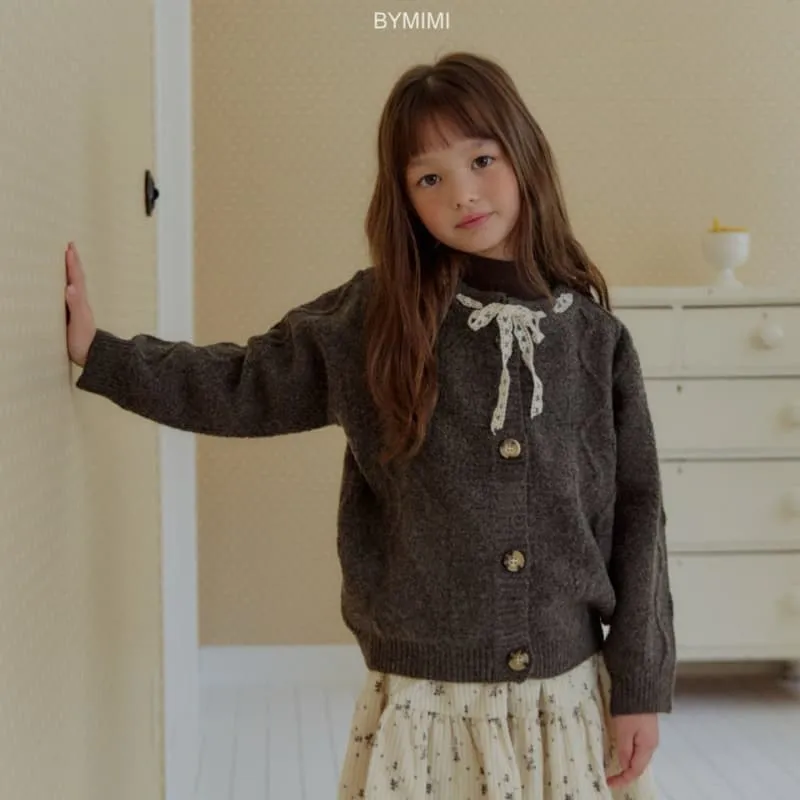 Bymimi - Korean Children Fashion - #littlefashionista - Soft Lace Cardigan - 11