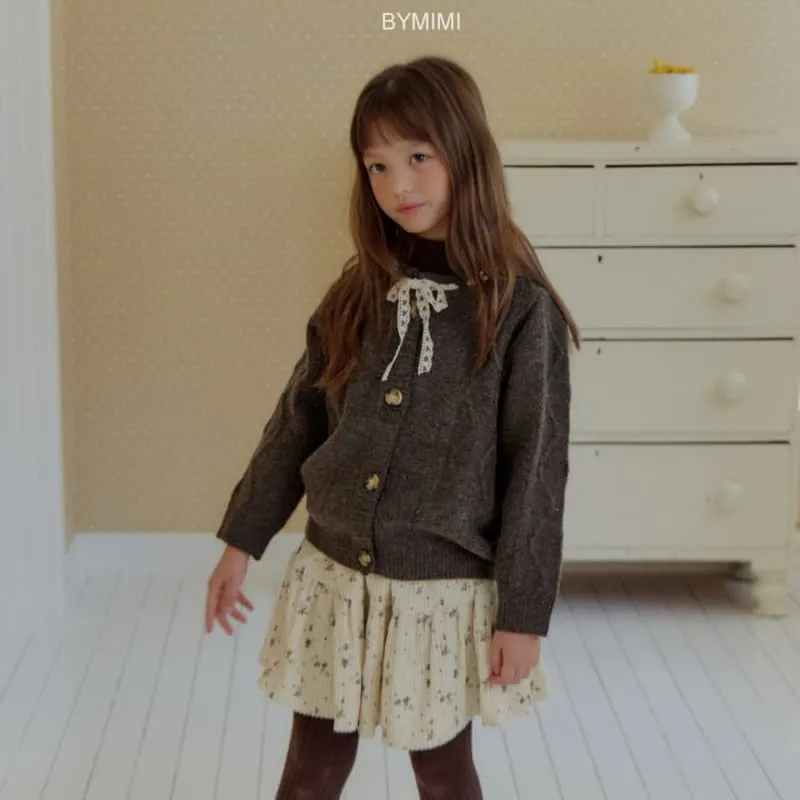 Bymimi - Korean Children Fashion - #littlefashionista - Corduroy Skirt - 4