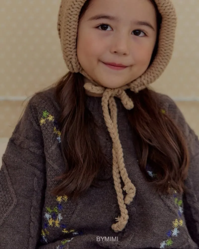 Bymimi - Korean Children Fashion - #minifashionista - Mini Embroidery Knit - 11