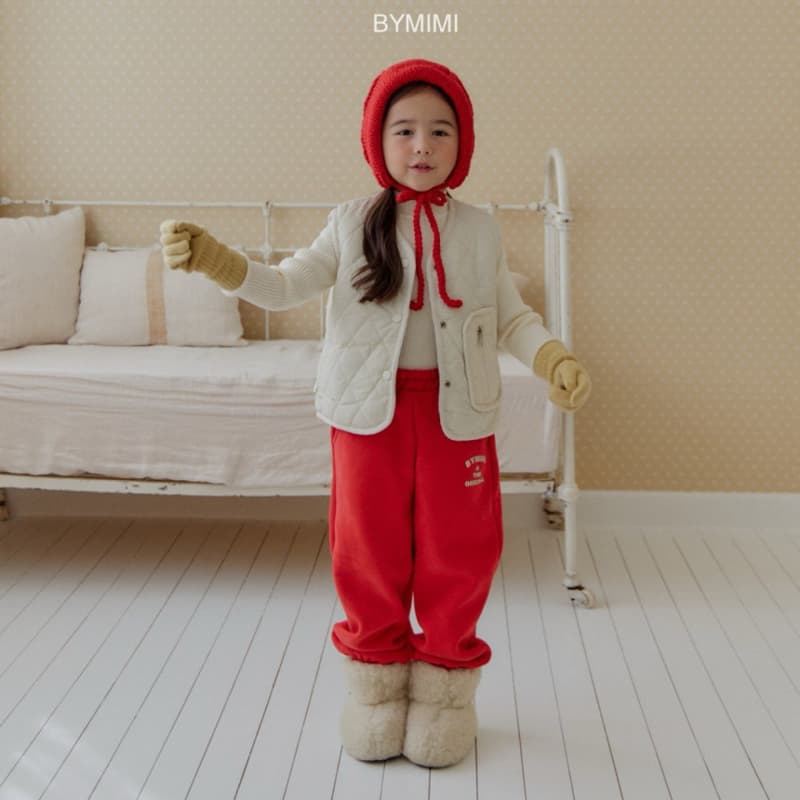 Bymimi - Korean Children Fashion - #minifashionista - Print Jogger Pants