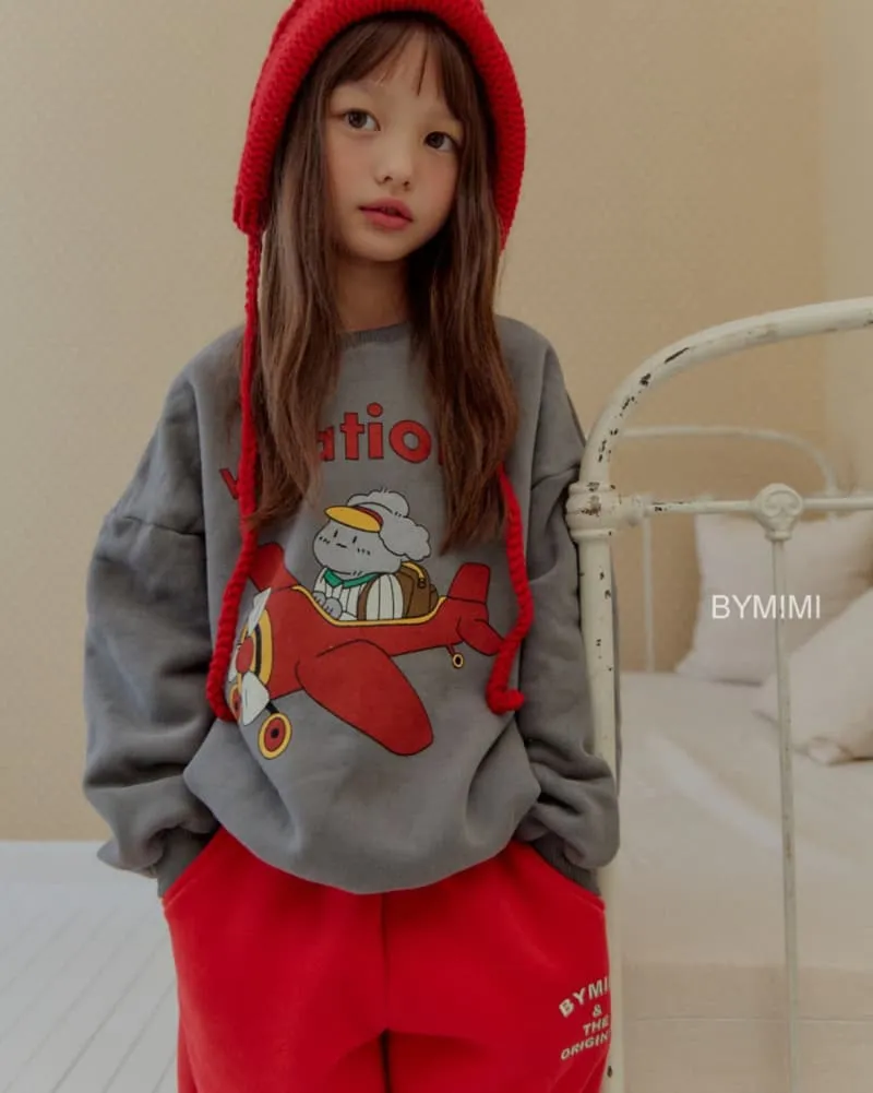 Bymimi - Korean Children Fashion - #stylishchildhood - Airplane Sweatshirt