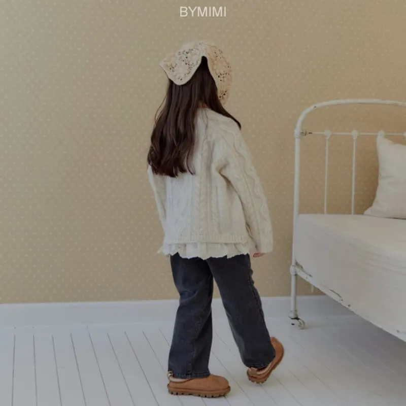 Bymimi - Korean Children Fashion - #stylishchildhood - Frill Knit - 6