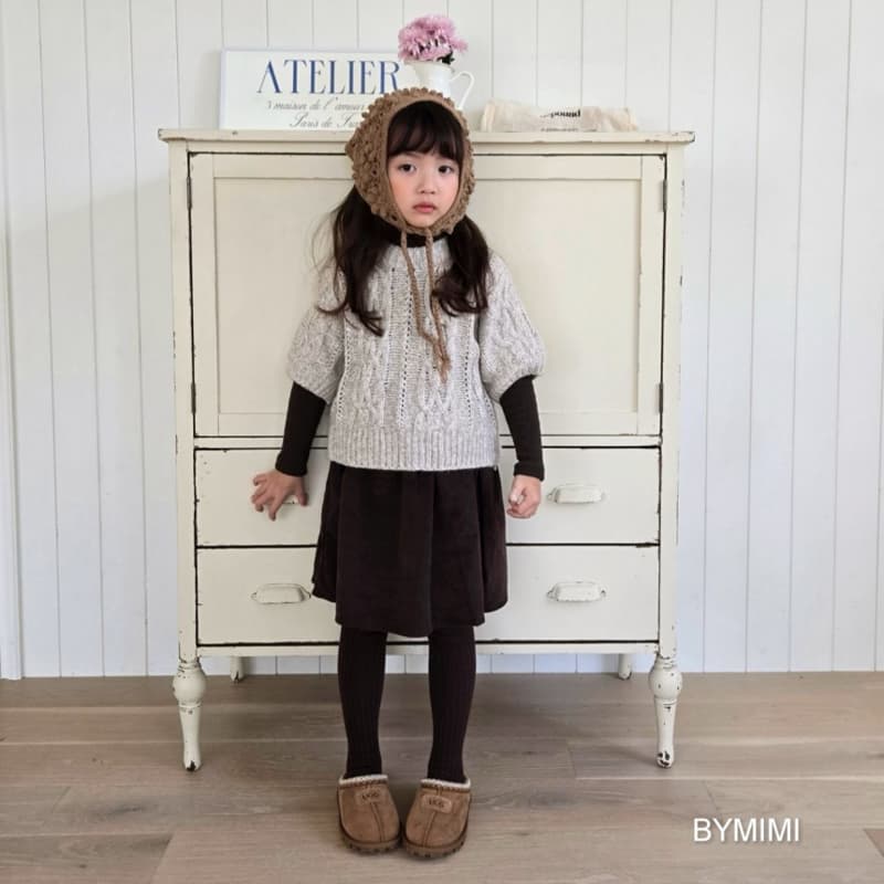 Bymimi - Korean Children Fashion - #todddlerfashion - Boucle Knit - 6