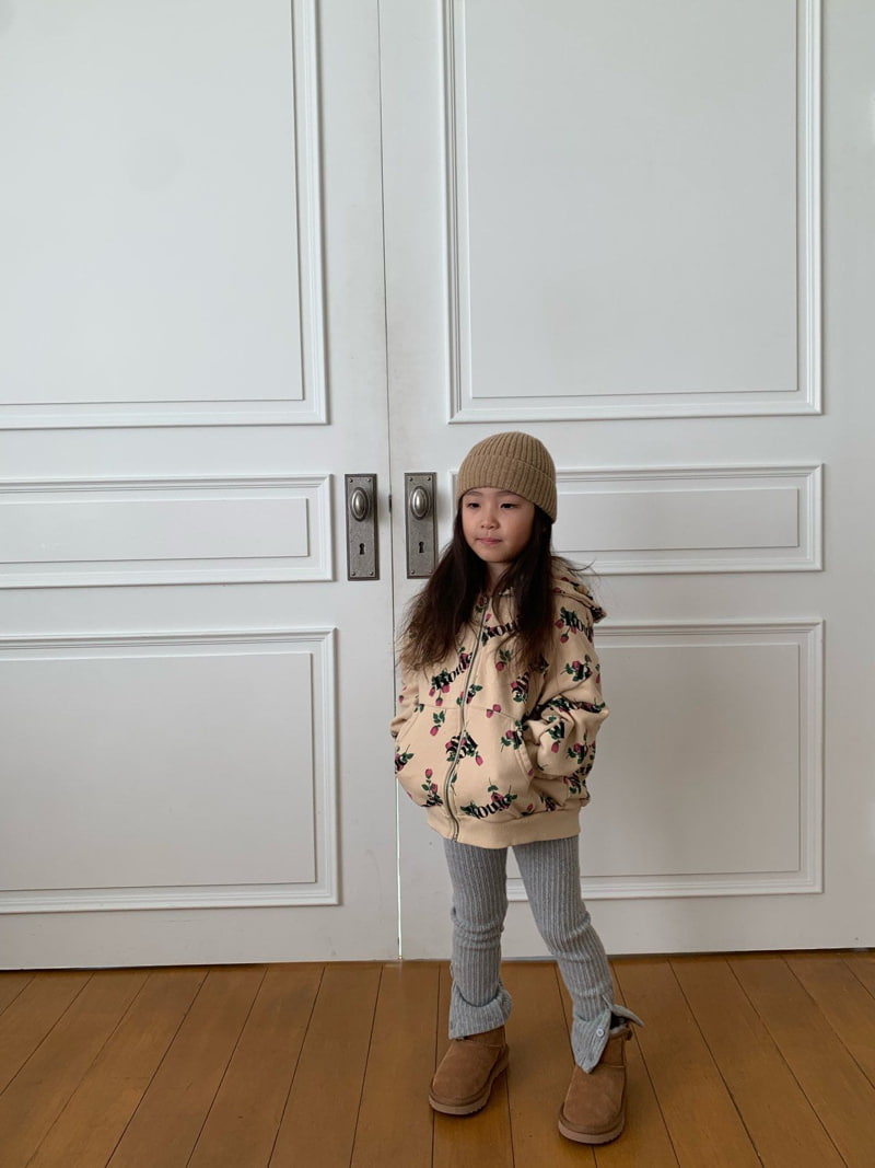 Cantucci Studio - Korean Children Fashion - #minifashionista - Rose Hood Zip-up Jacket - 7