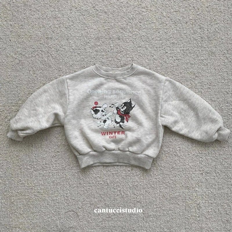 Cantucci Studio - Korean Children Fashion - #minifashionista - Winter Cat Sweatshirts with Mom - 4