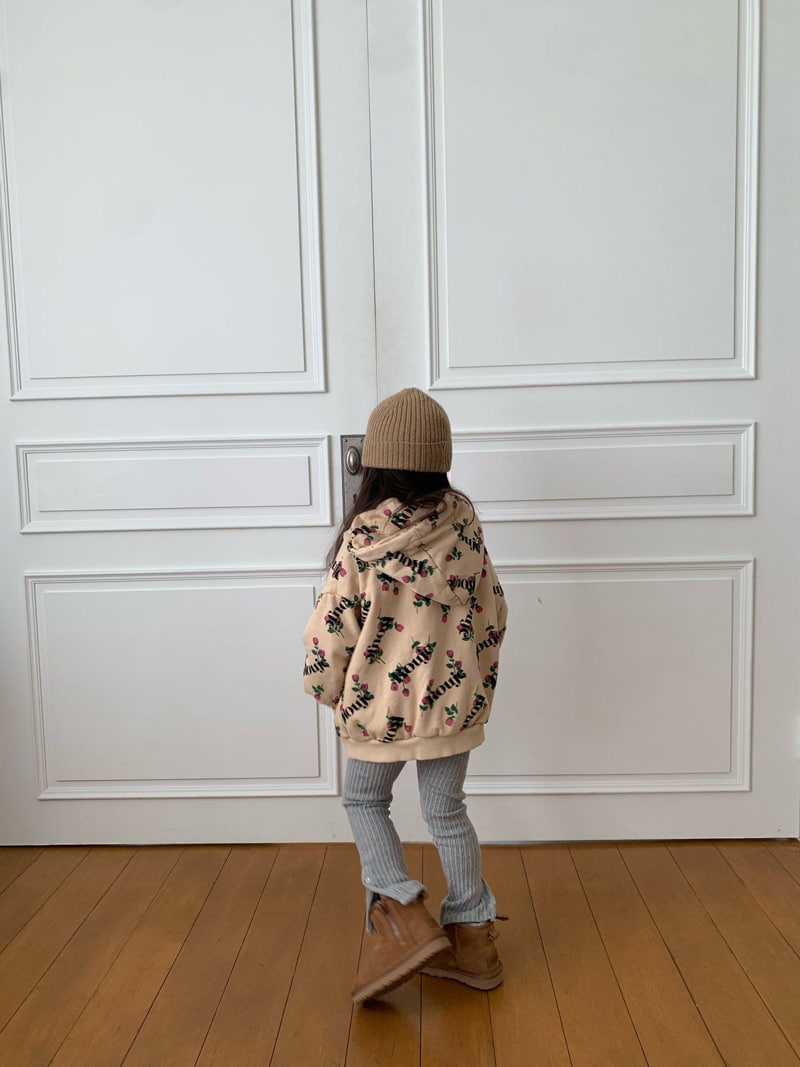 Cantucci Studio - Korean Children Fashion - #todddlerfashion - Rose Hood Zip-up Jacket - 9